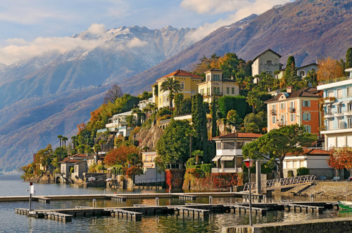 by Tambako the Jaguar on Flickr.Ascona on the shores of Lago Maggiore, Ticino, Switzerland.