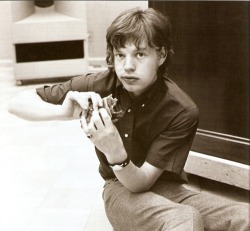 magical-mystery-tours:  toccareilcielo:  Mick Jagger  He looks so cute in this picture.  