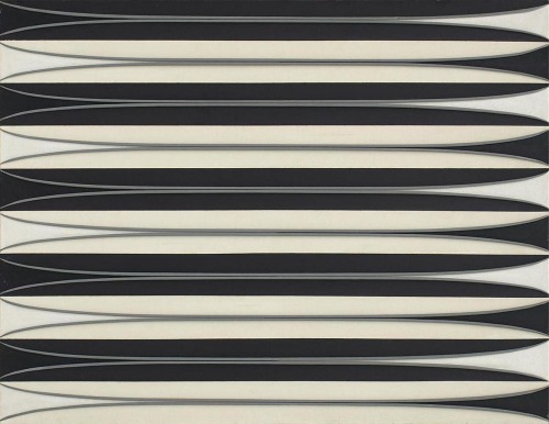 socialclaustrophobia:Sybil Wilson (American, b. 1923), Black and White, c. 1970. Acrylic on canvas, 