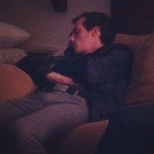 devdevnumnums:Bri-guy sleeping. (Taken with instagram)