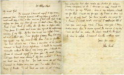 theghostgirls:  Letter from John Keats to