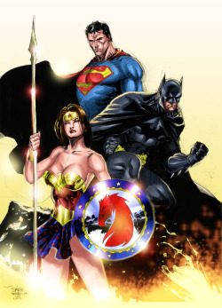 herochan:  Trinity! Art by Jim Lee Colors