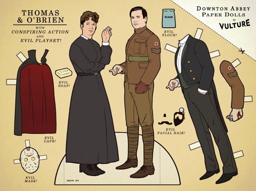 Oh, you aren’t playing with these Downton Abbey Paper Dolls? I’m sorry for your life.