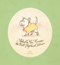 monaux:  I’d like to write a story about this fella. (Westies are my favourite breed of dog.) 