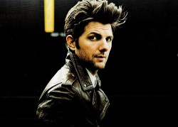 Adam Scott, who looks like an anime Tom Cruise,