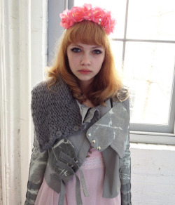 tulletulle:  officialrodarte:  Tavi Gevinson backstage at the Rodarte F/W 2012 show.  I wrote about how much I love Lana Del Rey for Rookie and here is a photo of my tribute to her. This is only the beginning of a beautiful crushship. 