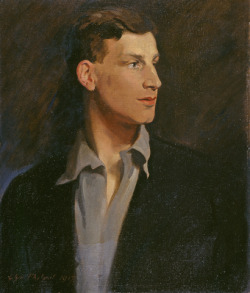 fuckyeahhistorycrushes:  Siegfried Sassoon depicted wonderfully by Glyn Warren Philpott. 