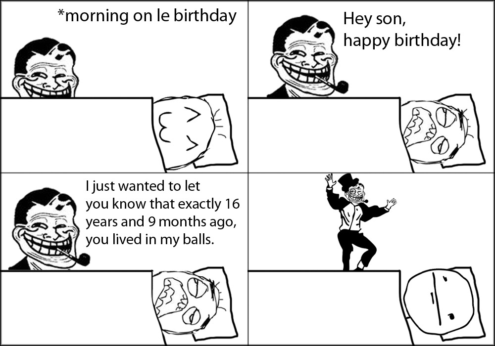 megustamemes:  Troll dad. 