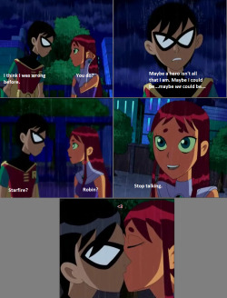 Love the Teen Titans! Starfire and Robin