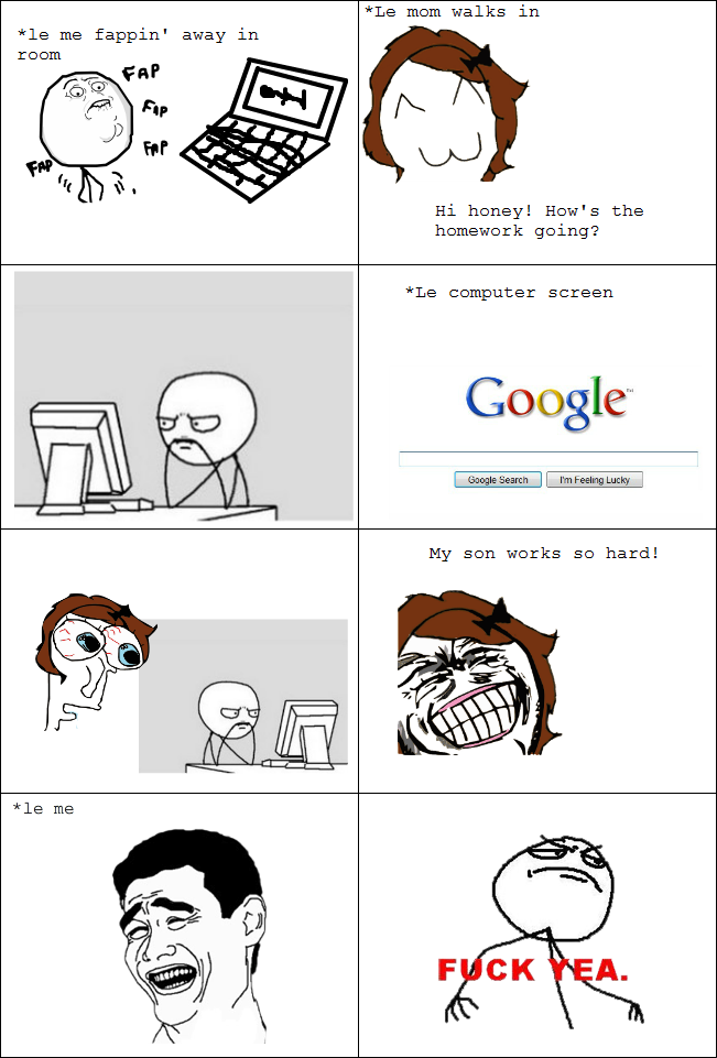 ragecomicarchive:  Rage Comic - Working hard #Winning Submitted by BadAssMcGee 