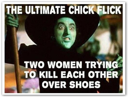 pleatedjeans:  via  Ever notice that Glinda totally trolls the Wicked Witch with