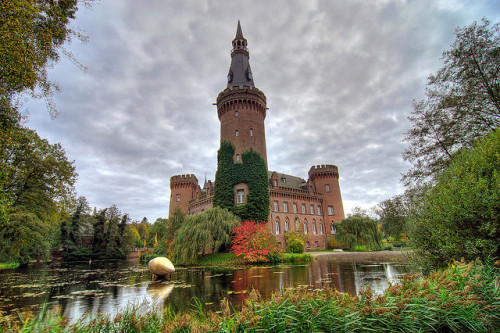 by eldejo on Flickr.Schloss Moyland is a castle in Bedburg-Hau, one of the most important neo-Gothic