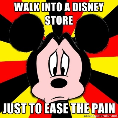 postdisneydepression:  Walk into a Disney Store Just to ease the pain