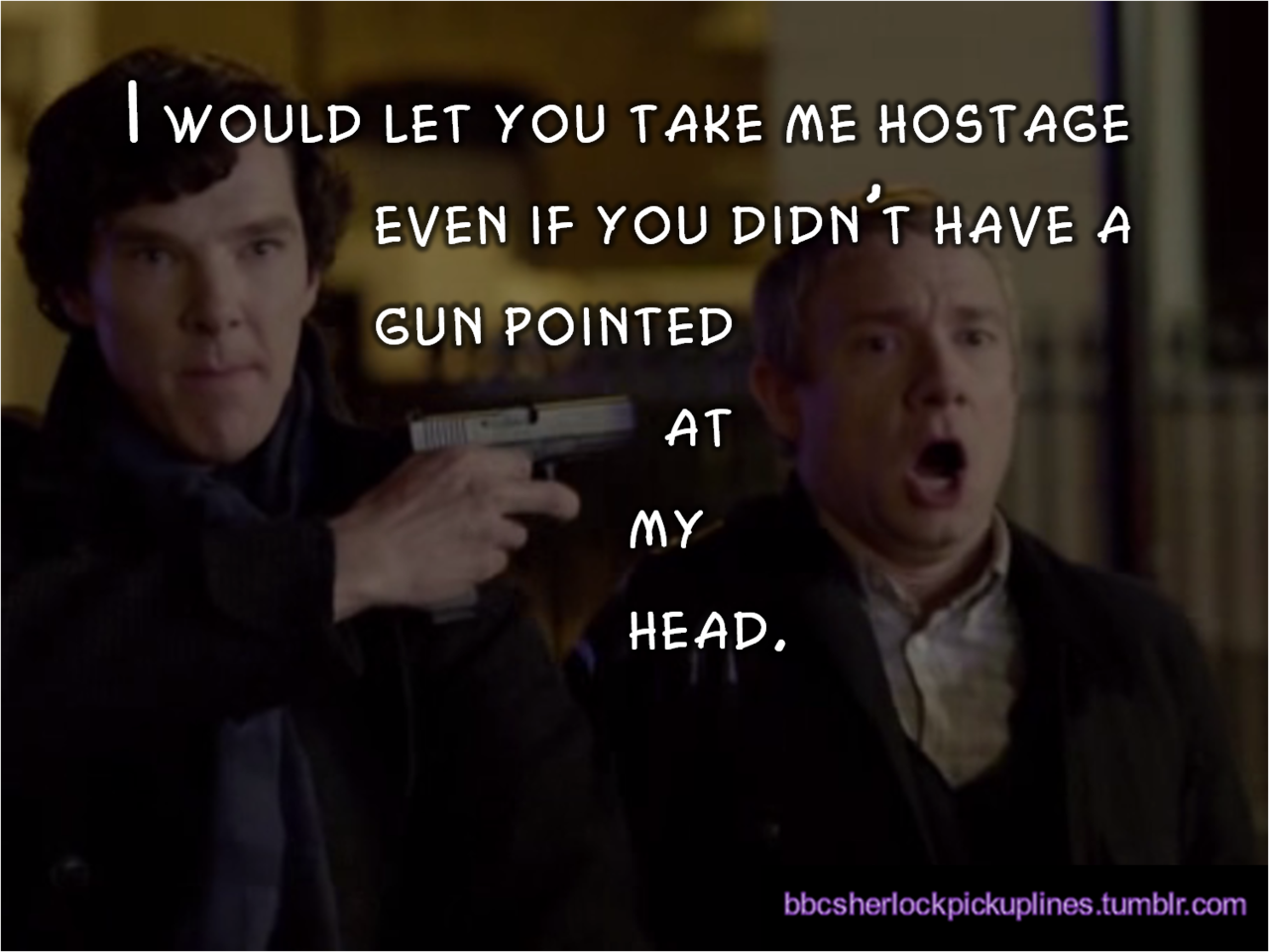 &ldquo;I would let you take me hostage even if you didn&rsquo;t have a gun