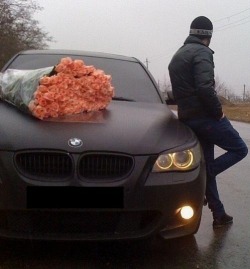  That’s gonna be me, my M3, and a bouquet