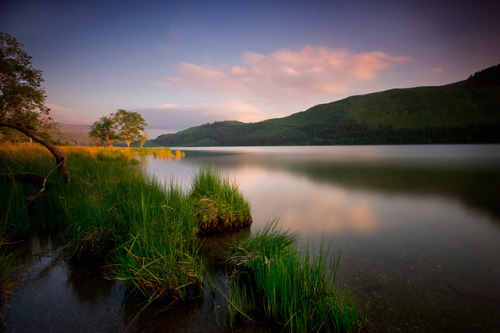  by Kristofer Williams on Flickr. Evening Reflections at Llyn Cwellyn, Snowdonia, Wales.