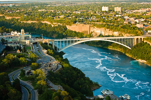 The Rainbow bridge (by Cyber+Nomad)Niagara Falls, New York, USA and Ontario, Canada