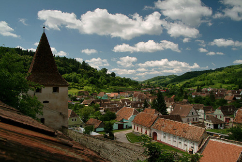 by 9foto on Flickr.View from the fortified church of Biertan, Transylvania, Romania.