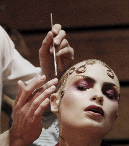 Backstage John Galliano Spring 2008