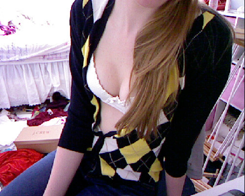 Found one of my old A cup bras from elementary school in the back of my drawer&hellip;and