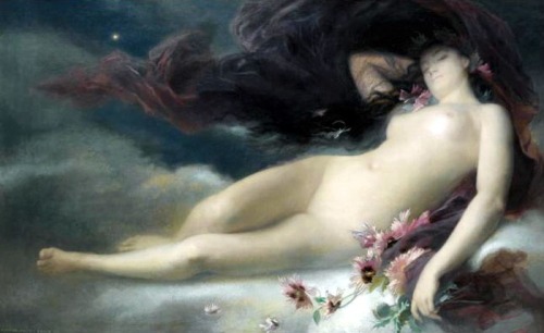 23silence:  Auguste-Alexandre Hirsch (1833-1912) - Night 