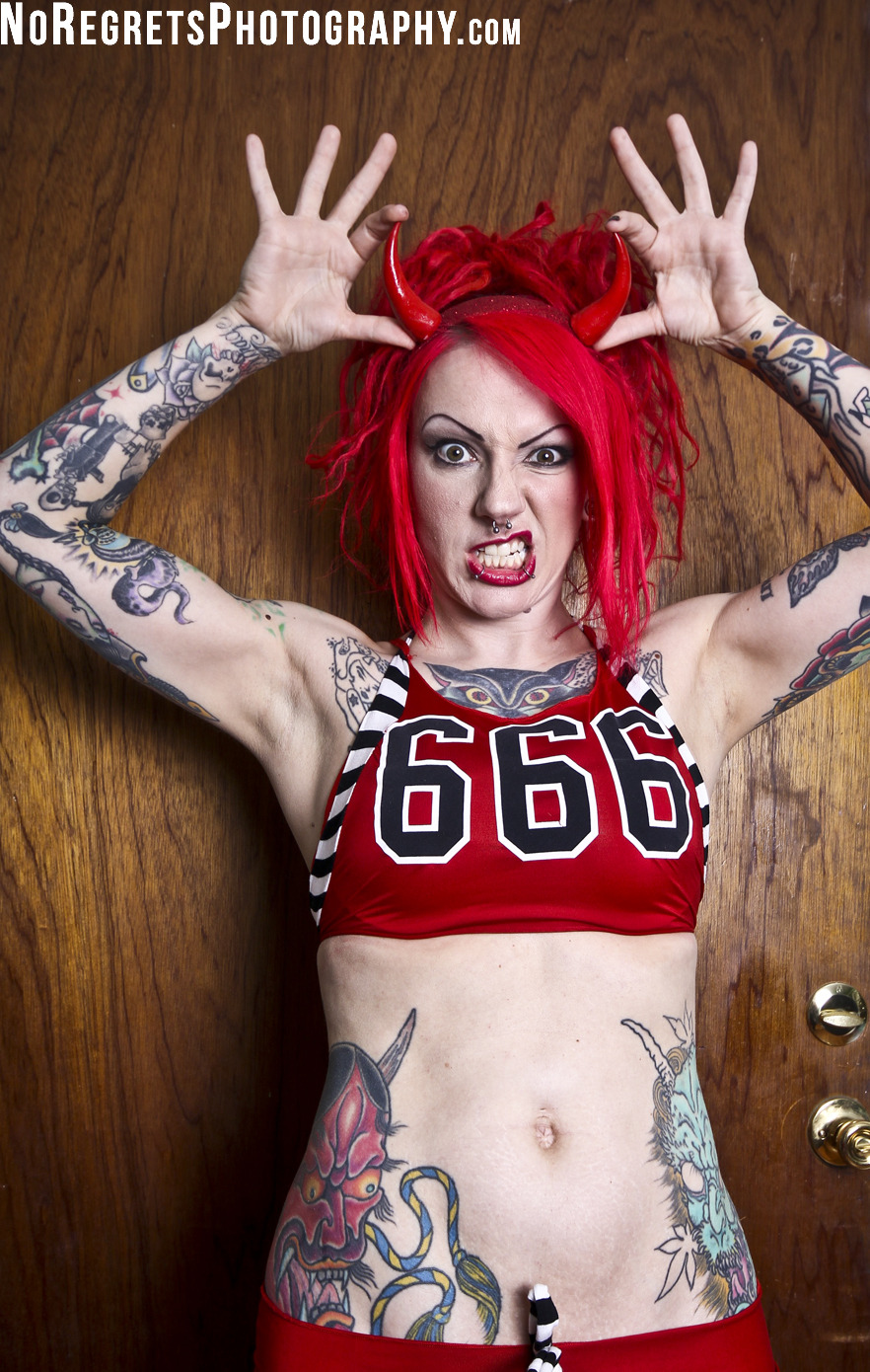 suzyhomewrecker:  Photo by: No Regrets Photography Makeup by: Tony Kougar Outfit