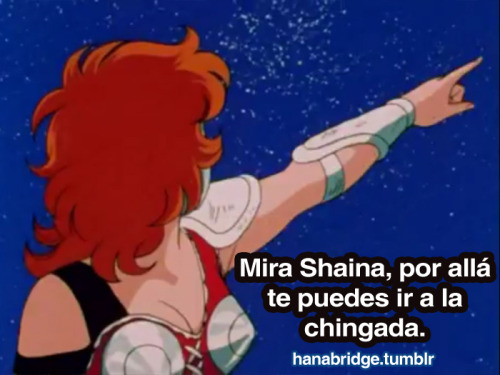 confesiones-saintseiya:  Lo que hubiera dado por que Marín pusiera en su lugar a Shaina. 