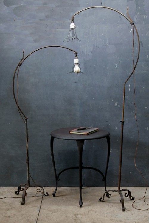 room269:(via Home Decor Gray Space / Hand Forged Industrial Bronze Roycroft Arts &amp; Crafts Fl