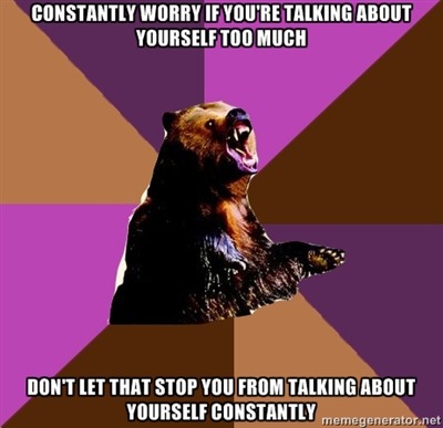 fuckyeahemotionallyvolatilebear:  [Picture shows a brown bear on its hind legs, its
