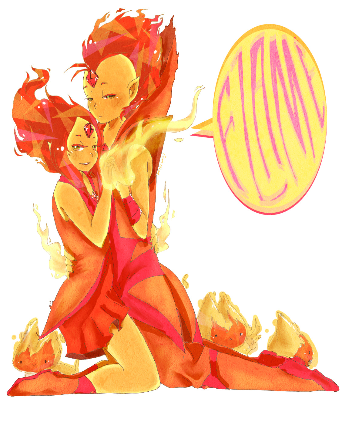 Amanda Bell — Flame Princess x Flame Prince