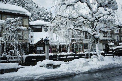 mitigatorlog:雪の温泉街