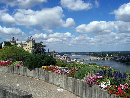 The Chateau and the Loire River, Saumur, France