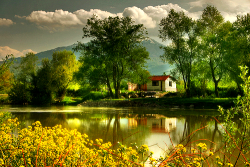 bluepueblo:  River House, Kosovo photo via