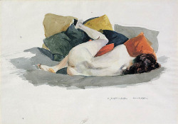 Edward Hopper, Reclining Nude 1924–27.