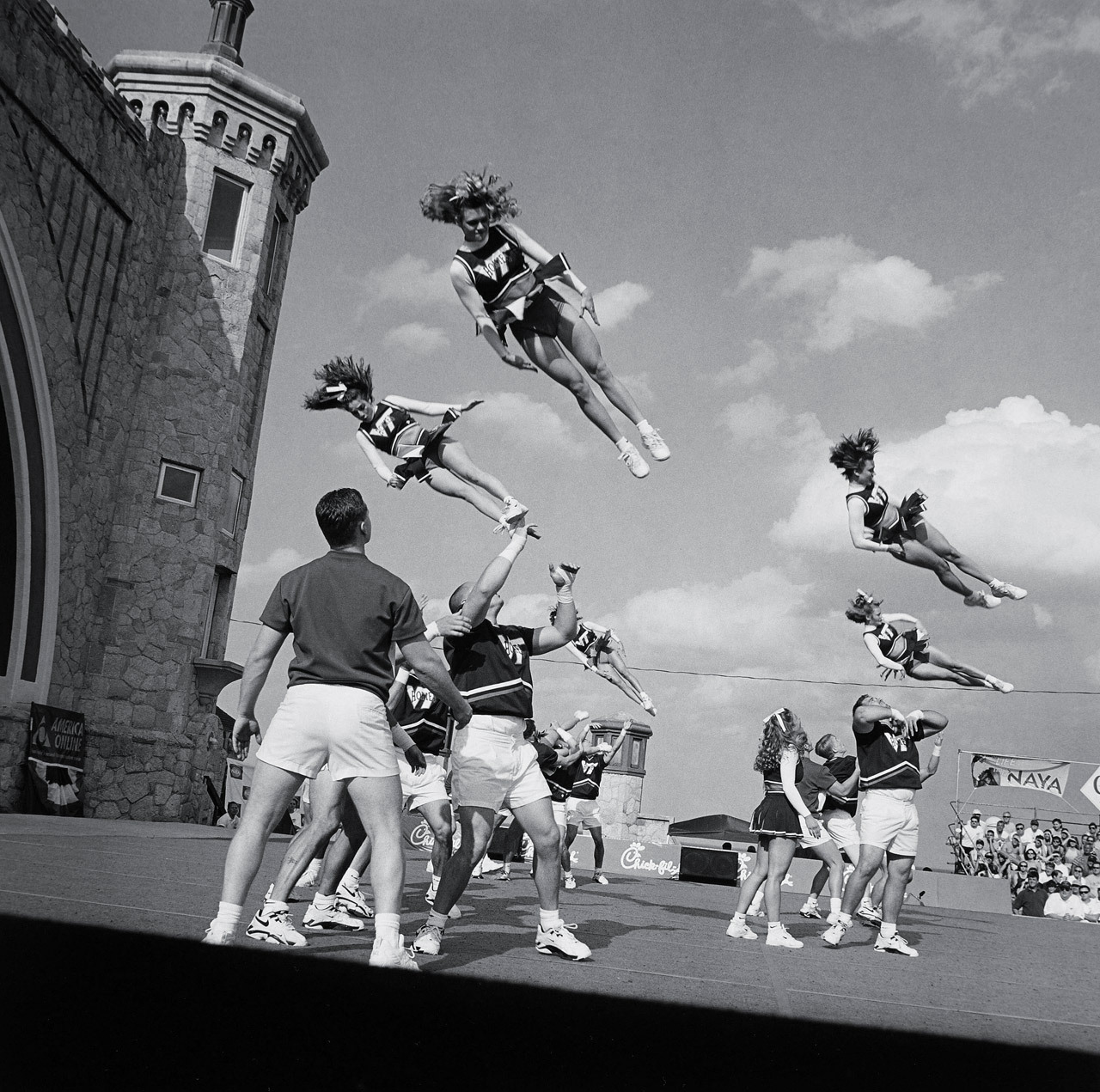 National Cheerleaders Convention, Daytona Beach, Florida photo by Toby Old, 1998