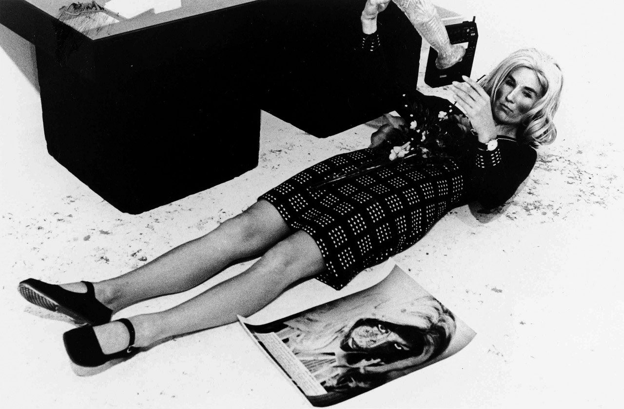 Roberta&rsquo;s Exorcism performance by Lynn Hershman,  Breitmore series, 1978