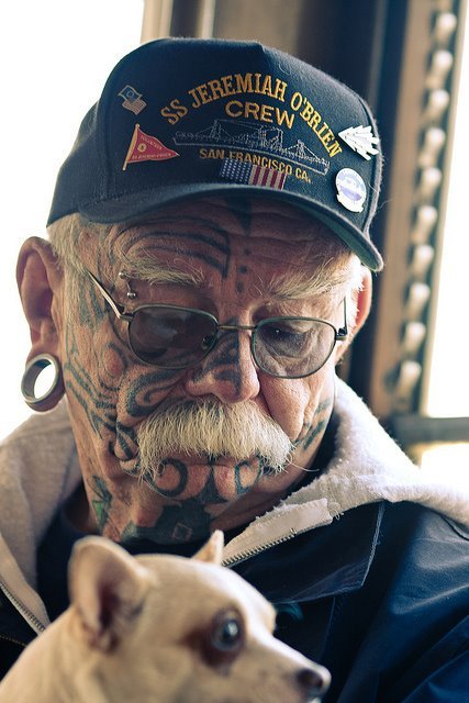 no1canstopus:  What’s it going to look like when you’re old and you have all those tattoo’s? ”Awesome” 