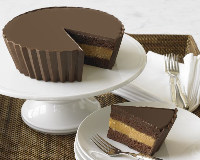 mrrattus:  lywinis:  Reese’s Peanut Butter Cake available at Williams-Sonoma Make