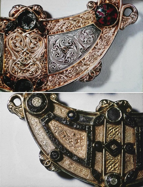 historiated: Details of the Tara Brooch, 8th c. Hiberno-Saxon. Images taken from ARTstor. Click thr