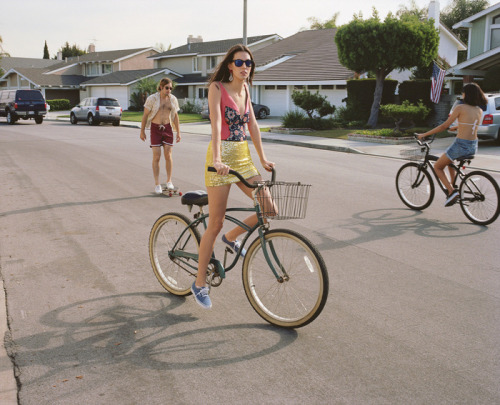 bikesandbabes: T Magazine Photographer: Ed Templeton Stylist: Sara Moonves Model: Ruby Aldridge (via