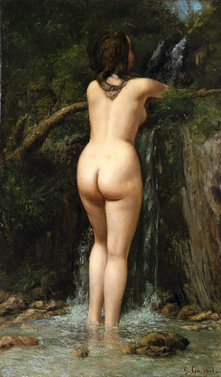 arthistoryeveryday: The Source by Gustave Courbet (1862)