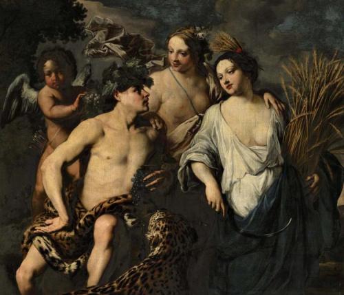necspenecmetu: Jan Miel, Ceres, Bacchus, and Venus, 1645