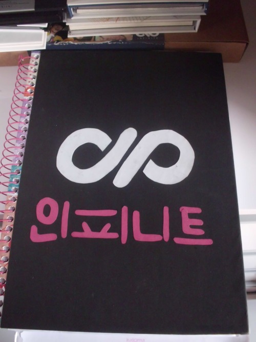 livelittle:  I customized my notebooks from school.Although I will do one of B1A4:3
