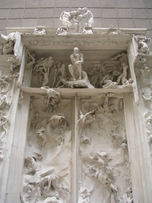 artmagnifique:  AUGUSTE RODIN. The Gates of Hell, 1880-1917, high relief and plaster. 