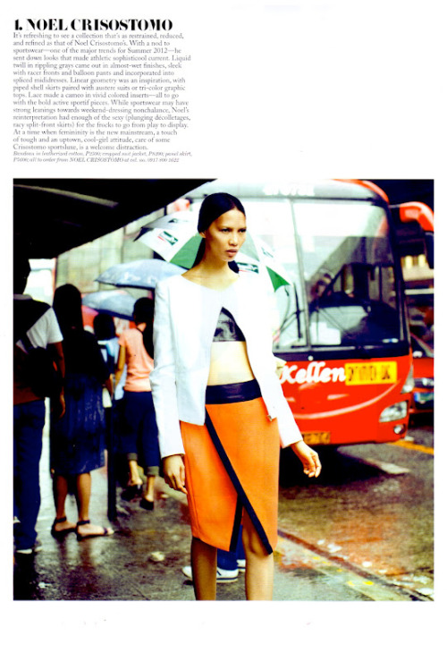 Preview Magazine : #PhilFashionWeek S/S 2012 Top 10 Collection | Ria Bolivar by Roy Macam