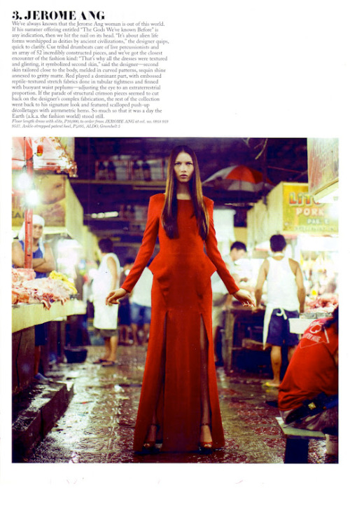 Preview Magazine : #PhilFashionWeek S/S 2012 Top 10 Collection | Ria Bolivar by Roy Macam