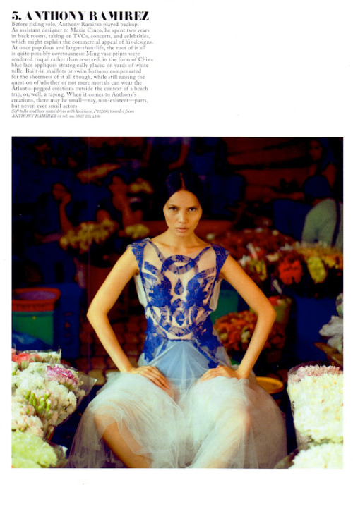 Preview Magazine : #PhilFashionWeek S/S 2012 Top 10 Collection | Ria Bolivar by Roy Macam