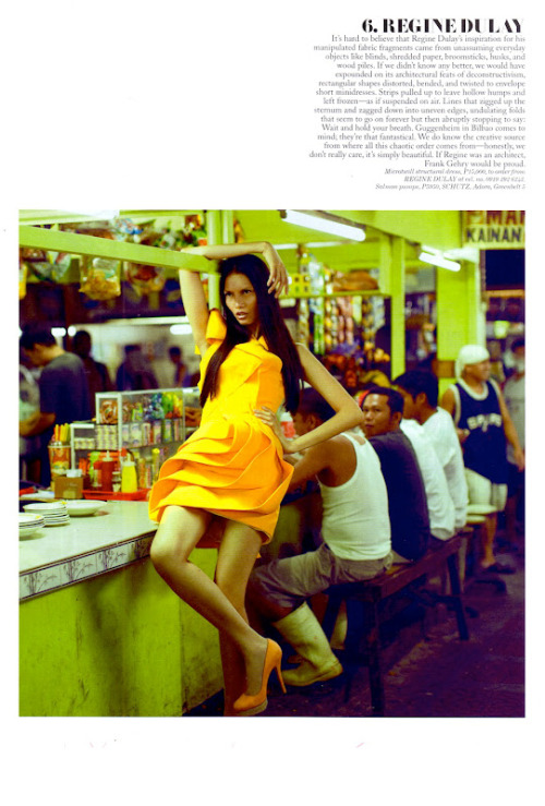 Preview Magazine : #PhilFashionWeek S/S 2012 Top 10 Collection | Ria Bolivar by Roy Macam
