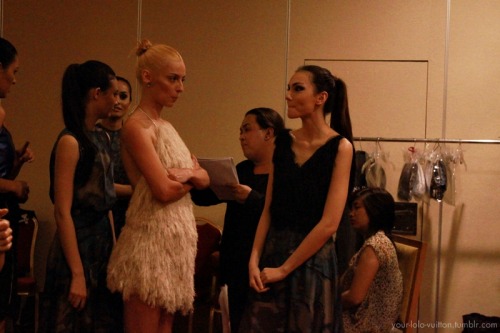 TAO Models Party | Aliza Sazonova &amp; Jasmine Maierhofer at Eric Delos Santos Backstage
