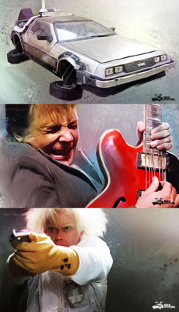 sebasaor:  mcsc09:  ianbrooks:  Back to the Future in Art by Vlad Rodriguez Some